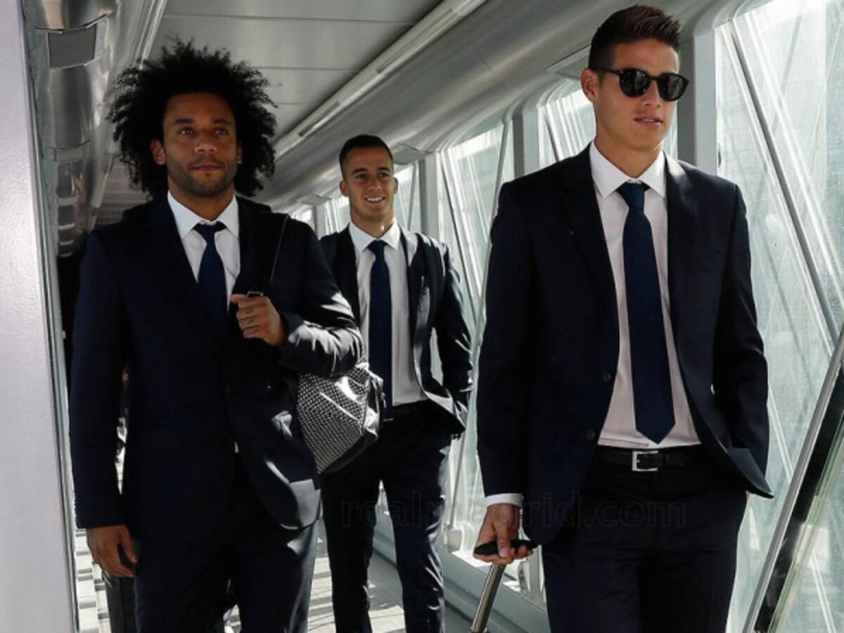 James viaja con el Real Madrid a Noruega, en busca de la Supercopa