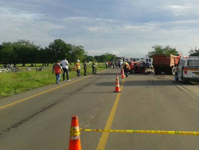 Cuatro personas murieron en accidente de tránsito en Puerto Boyacá