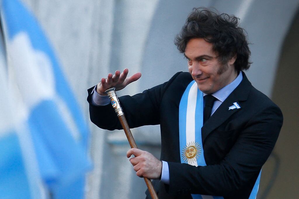 El presidente de Argentina, Javier Milei. (Photo by Diego LIMA / AFP) (Photo by DIEGO LIMA/AFP via Getty Images)