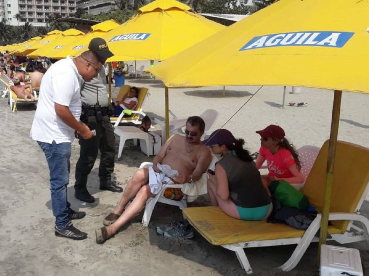 Vendedor informal intentó estafar a turista mexicano en Bocagrande