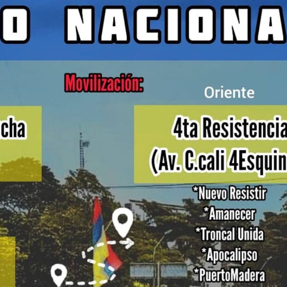 Estos son los puntos de concentración y marchas para hoy 28 de mayo