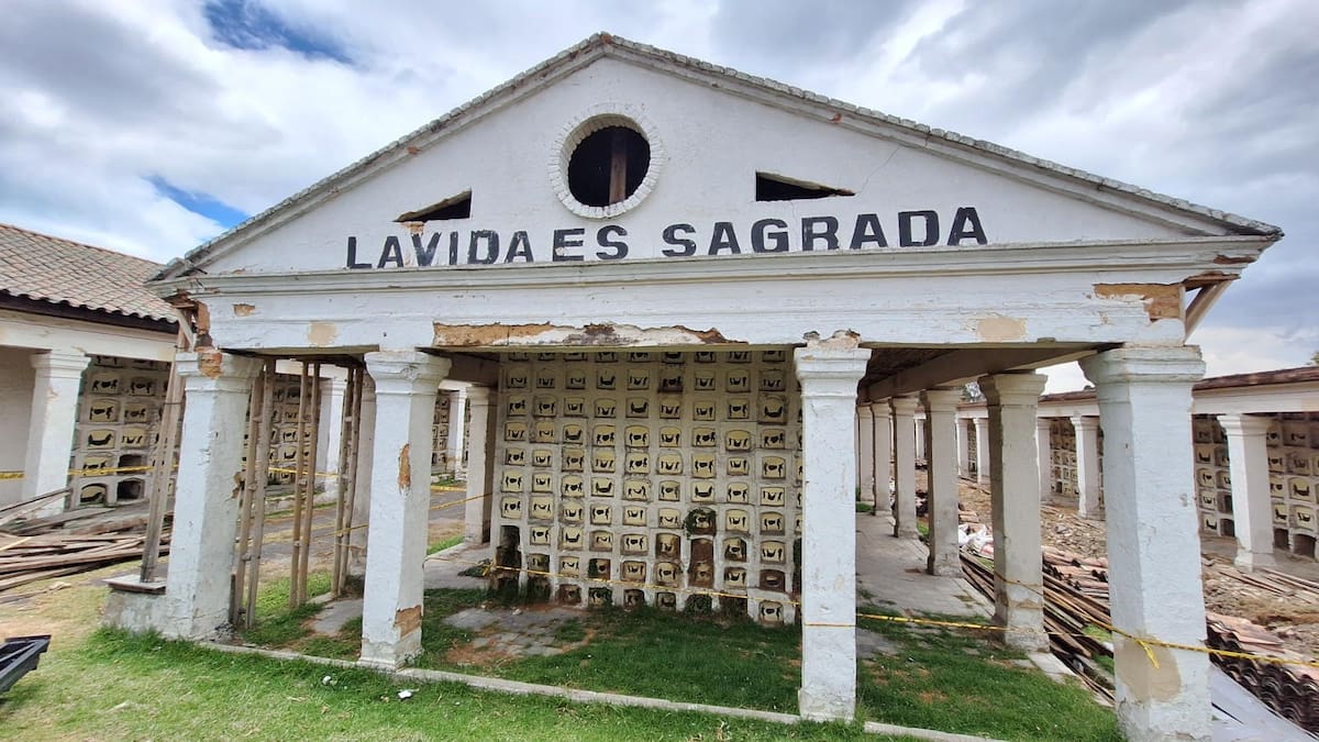 Avanza consolidación de Los Columbarios y desmontaje de los frontones de “La vida es sagrada”