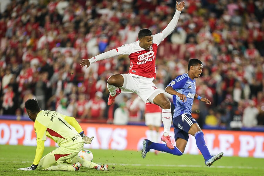 Clásico capitalino entre Santa Fe y Millonarios / Colprensa