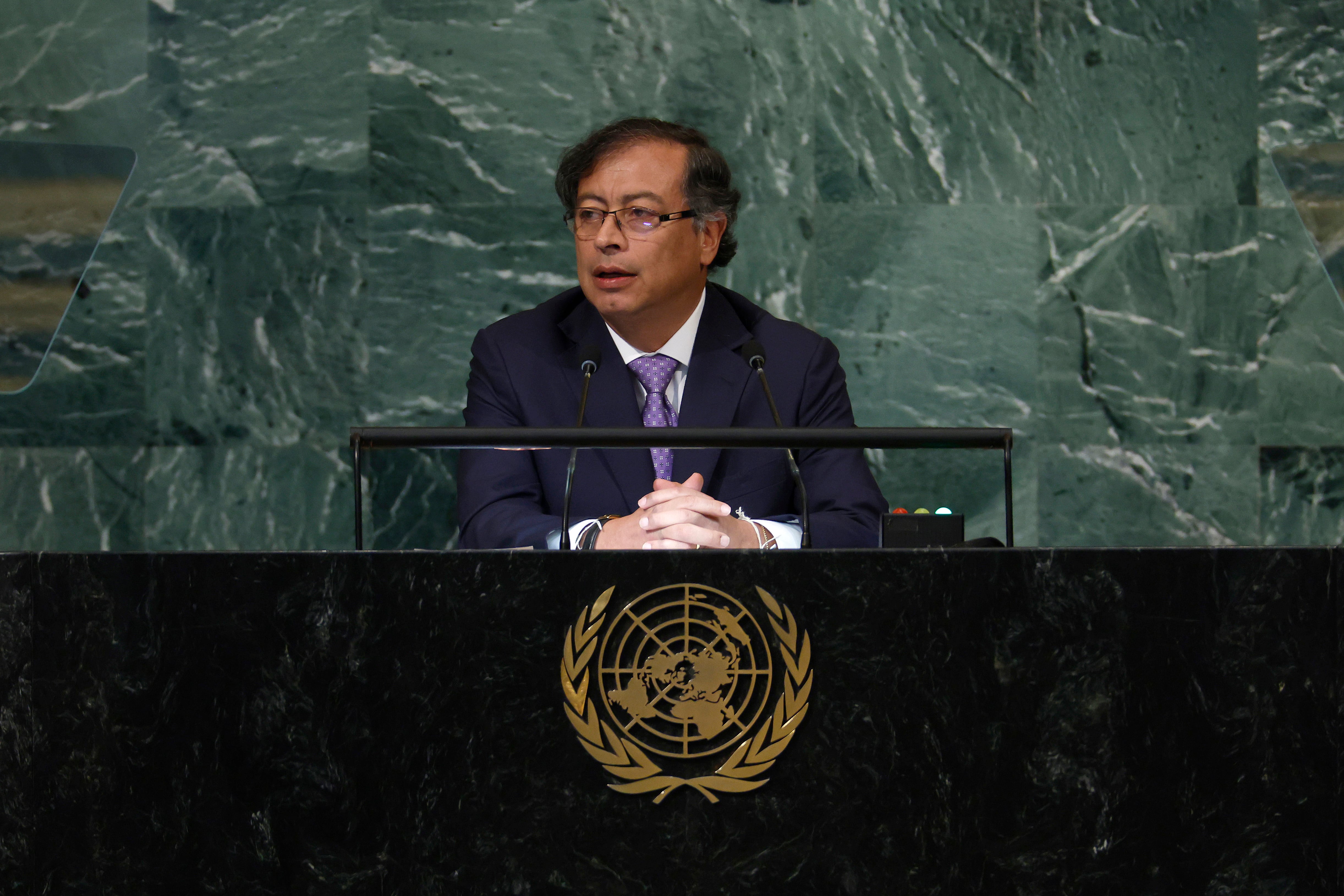 Gustavo Petro pide acabar guerra contra drogas en su intervención en la ONU