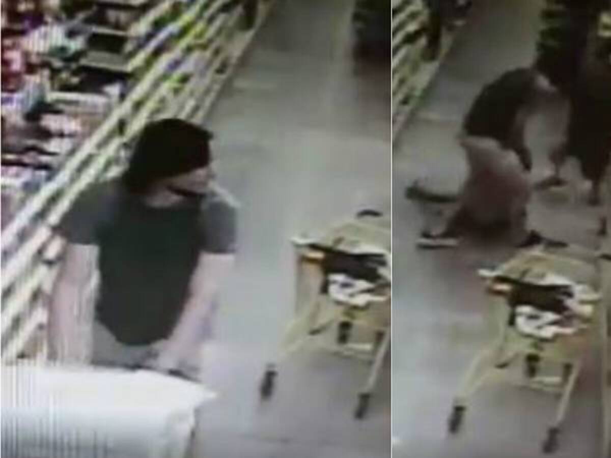 Mujer lucha contra un hombre que intenta robarse a su hija