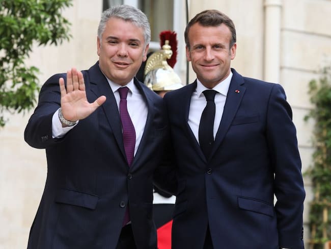 Ivan Duque y Emmanuel Macron
