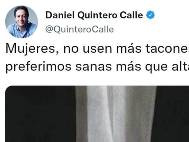 Twitter de Daniel Quintero