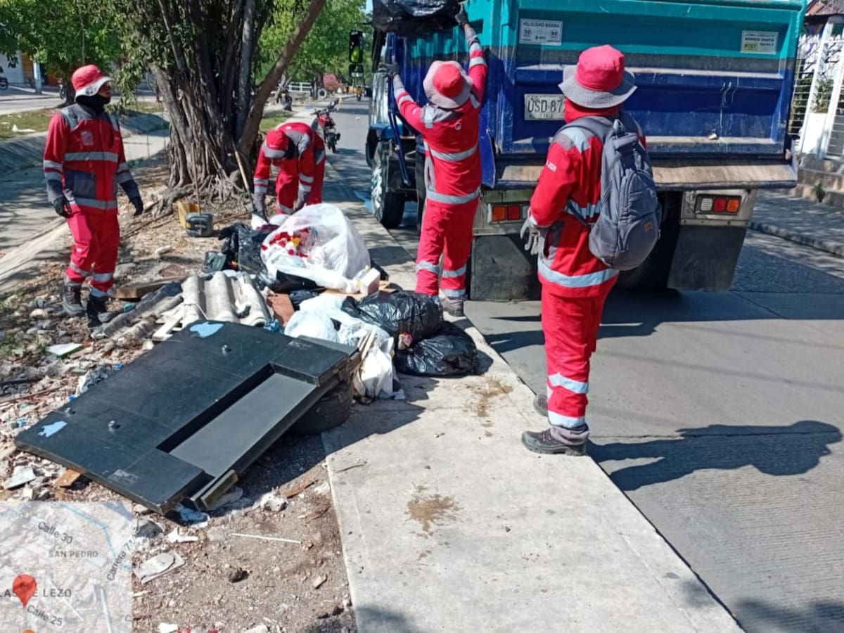 Veolia recuperó ocho puntos críticos en Cartagena y recolectó 381 toneladas de residuos