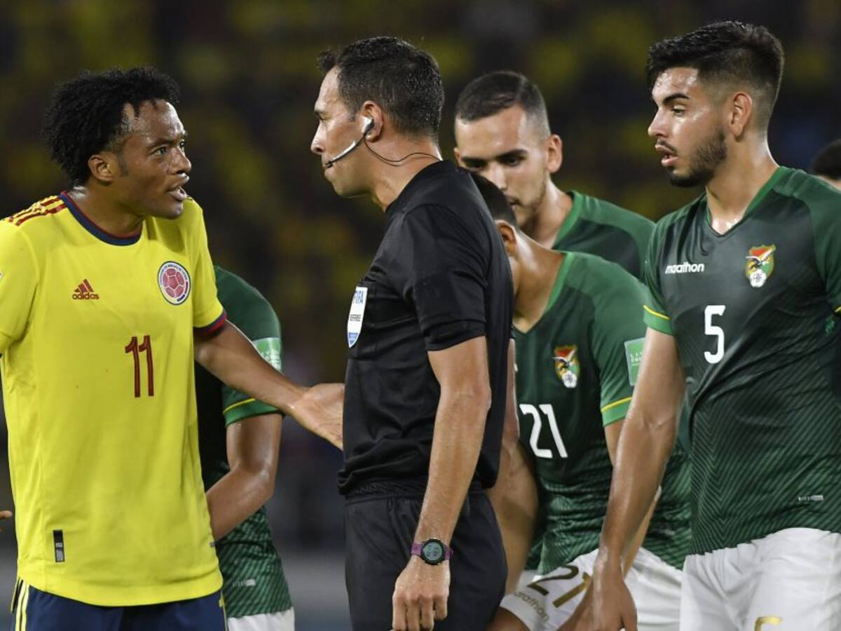Cuadrado se pierde el partido de Colombia frente a Venezuela