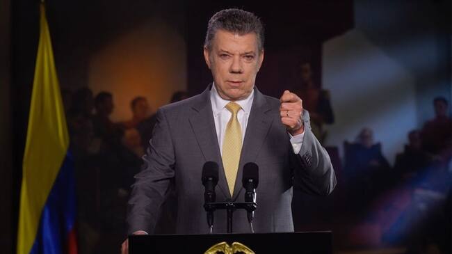 Santos revela a su nuevo equipo negociador con el Eln. Foto: Colprensa