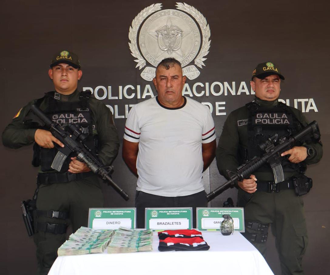 Alias "El Zorro", presunto integrante del ELN. / Foto: MECUC.