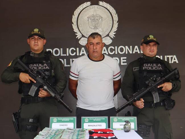 Alias "El Zorro", presunto integrante del ELN. / Foto: MECUC.