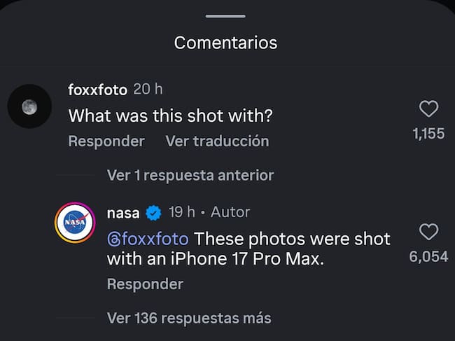 Misión Artemis II: La NASA reveló con qué celular se tomaron las fotos inéditas de la Tierra