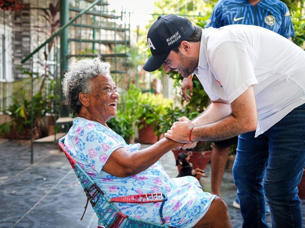 El candidato a la Gobernación de Bolívar Yamil Arana recorre Cartagena