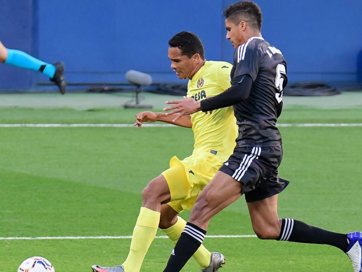 Con Bacca, Villarreal rescató un punto en casa ante el Real Madrid