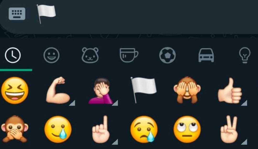 Emoticones en la aplicación WhatsApp