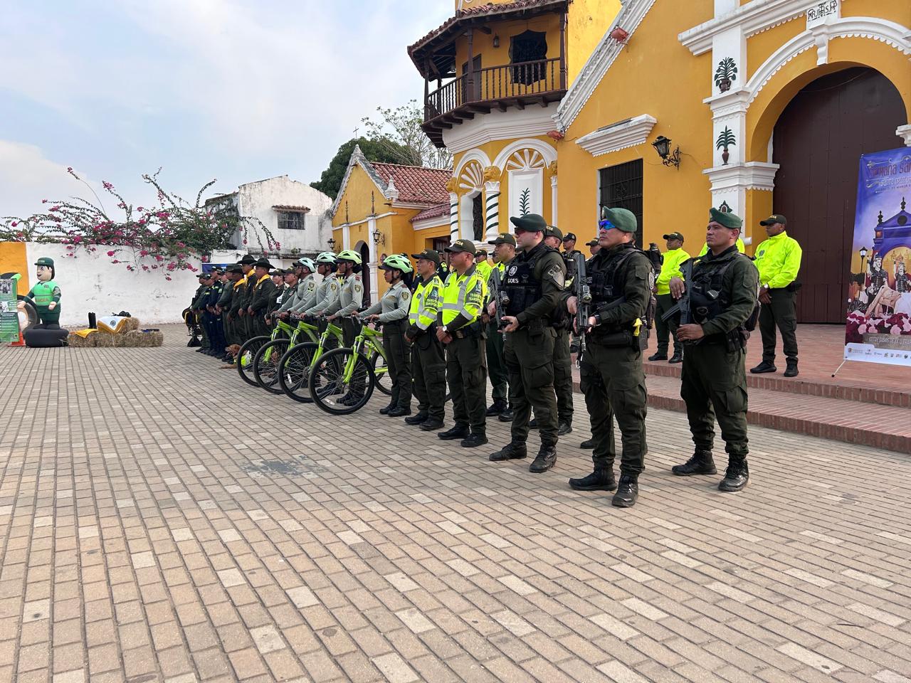 1.200 policías garantizarán la seguridad en Bolívar en la 'Semana Santa en Familia'