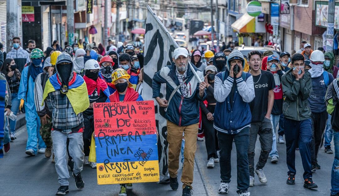 Protestas en Colombia
