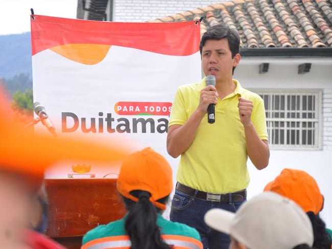 David Ortega Gómez, alcalde de Duitama Foto/Alcaldía de Duitama.