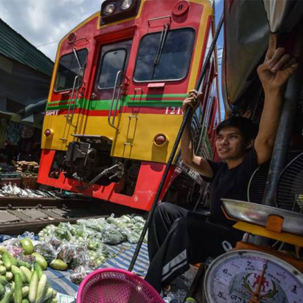 El increíble mercado que hay en Tailandia