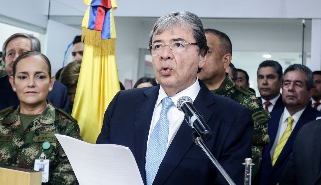 El Ministro de Defensa Carlos Holmes Trujillo