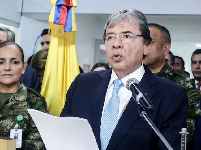 El Ministro de Defensa Carlos Holmes Trujillo
