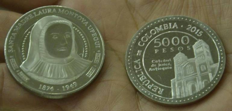 Moneda de la Madre Laura. 