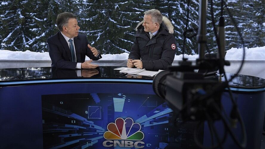 Santos a Trump: El proteccionismo podría afectar especialmente a EE. UU.. Foto: Presidencia