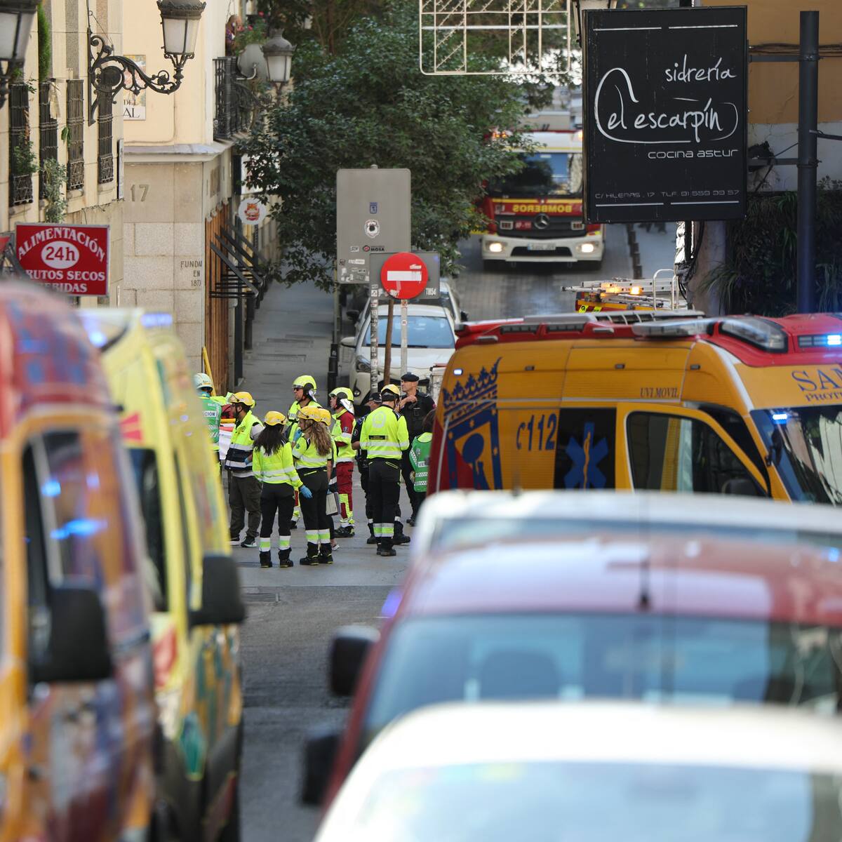 Edificio en obras se derrumbó en Madrid: al menos diez heridos y varios desaparecidos