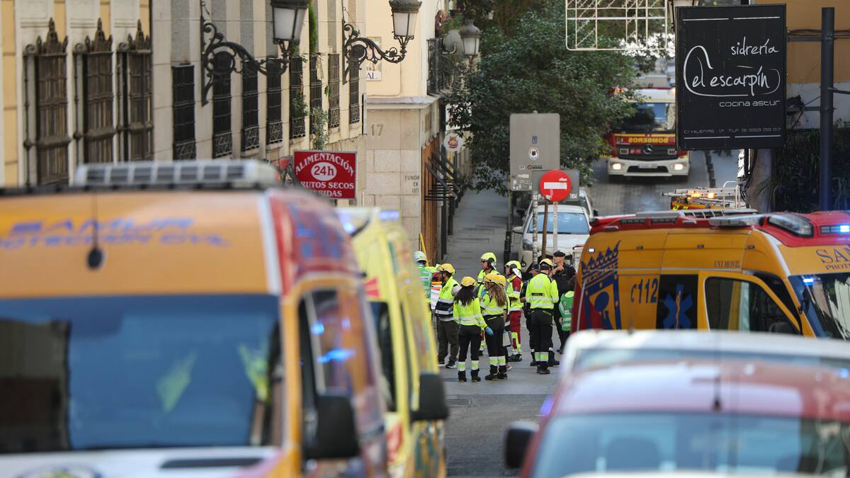 Edificio en obras se derrumbó en Madrid: al menos diez heridos y varios desaparecidos