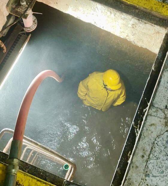 Trabajos en planta de agua de Rionegro- foto alcaldía