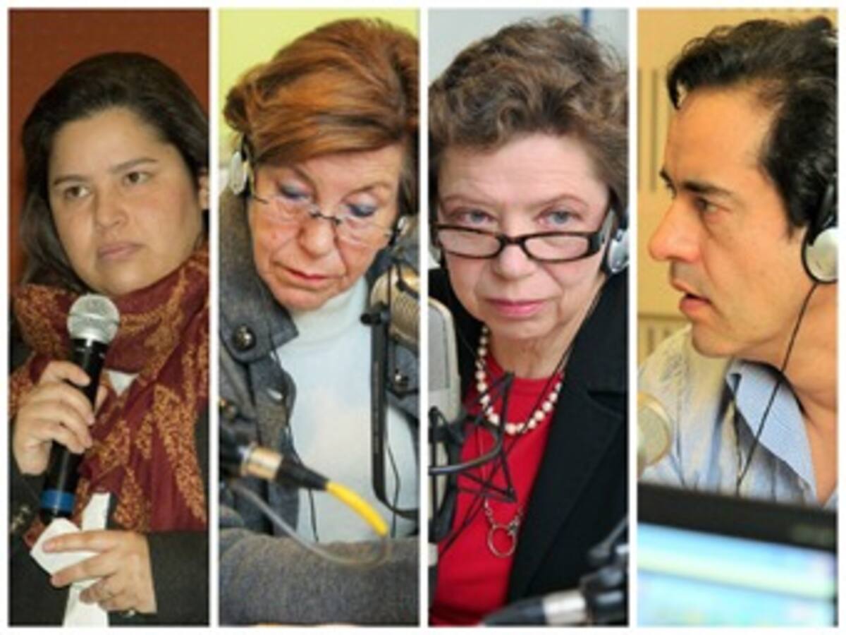 Panelistas del 30 de marzo en Hora 20