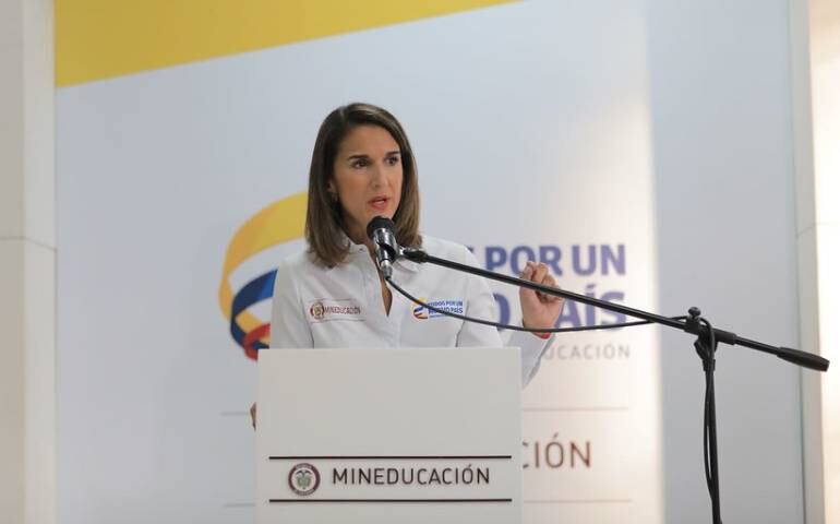 Ministra de Educación, Yaneth Giha
