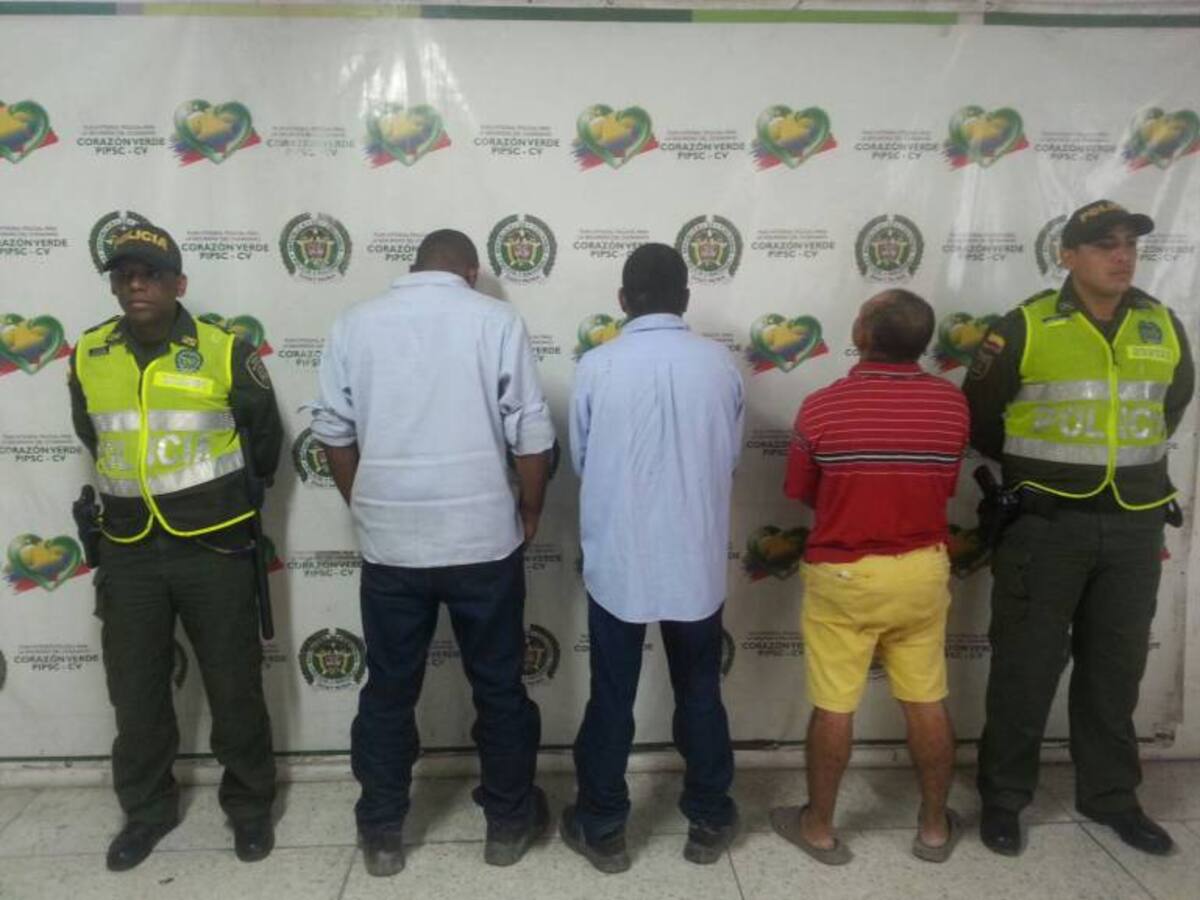 Capturan 20 sujetos de la banda los Costeños