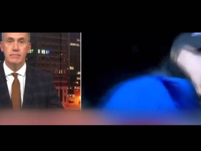 Reportera atropellada en noticiero en vivo - Captura de video