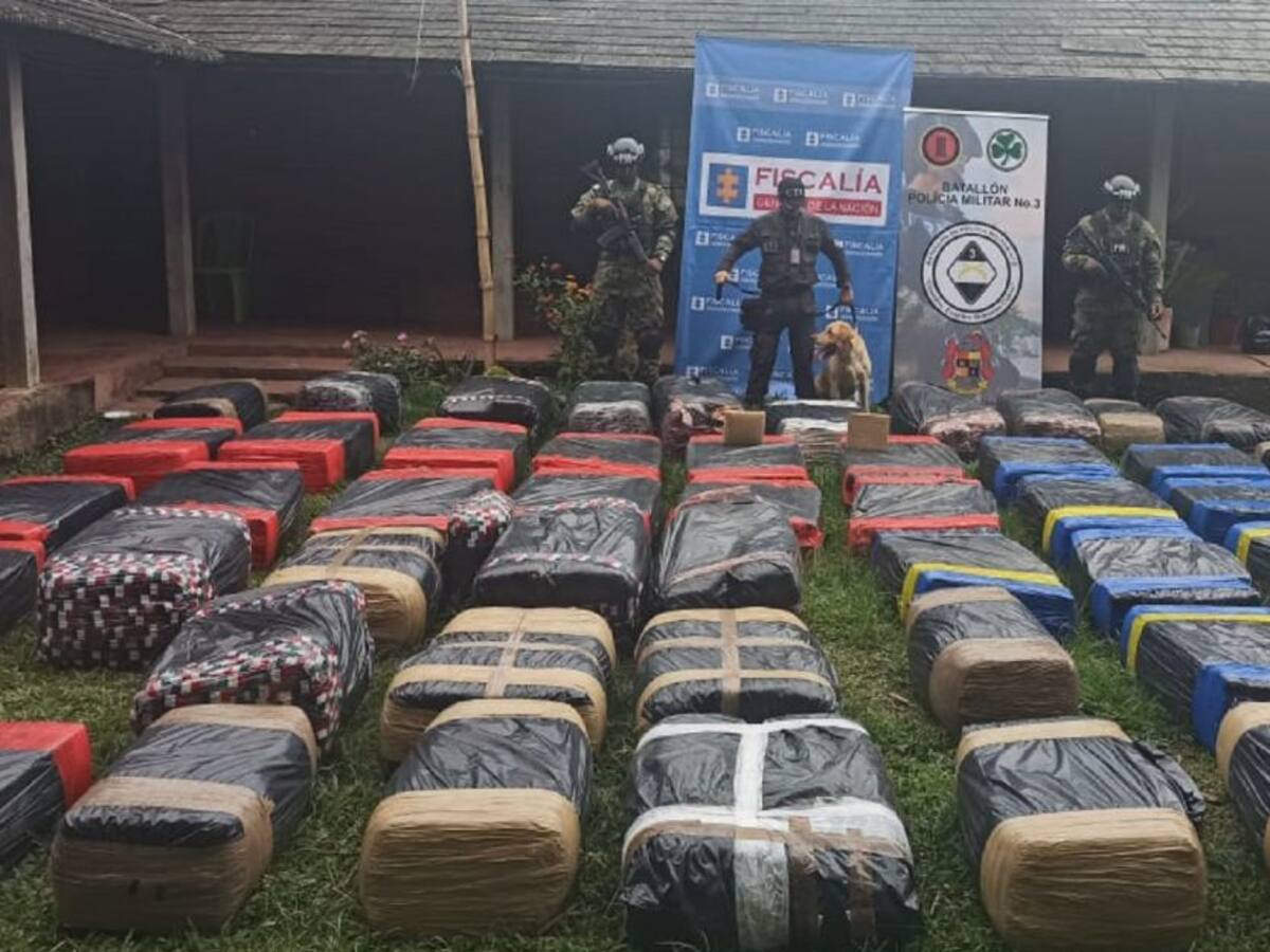 Cerca de tres toneladas de marihuana incautadas en la vía Cali - Jamundí