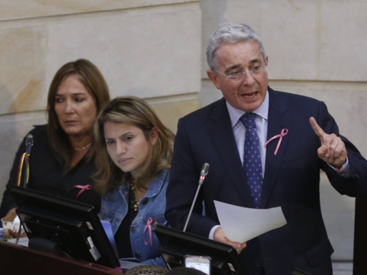 Uribe propone acuerdo nacional en el Congreso para nuevo acuerdo de paz