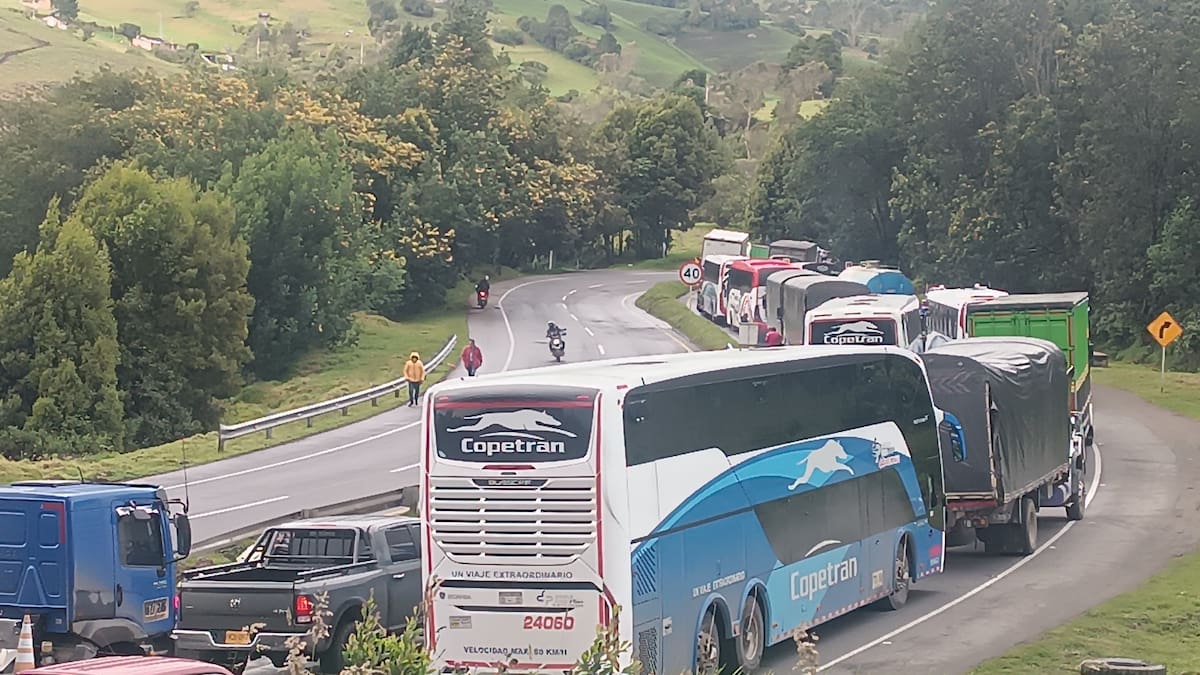 Varios corredores viales en Boyacá están bloqueados por campesinos parameros y pequeños mineros