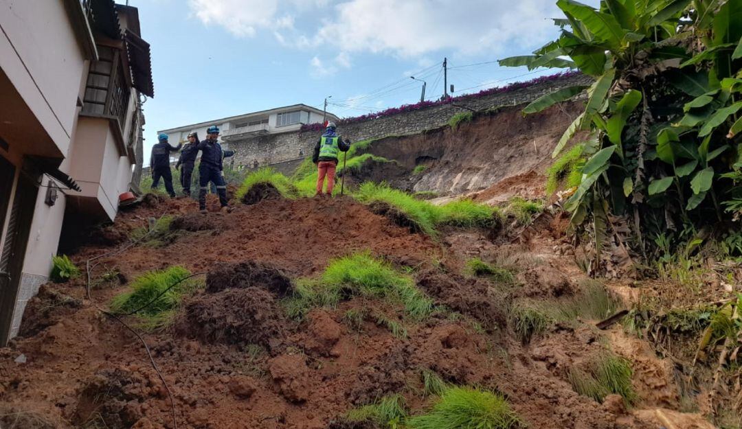 Emergencia en el barrio Centenario de Manizales