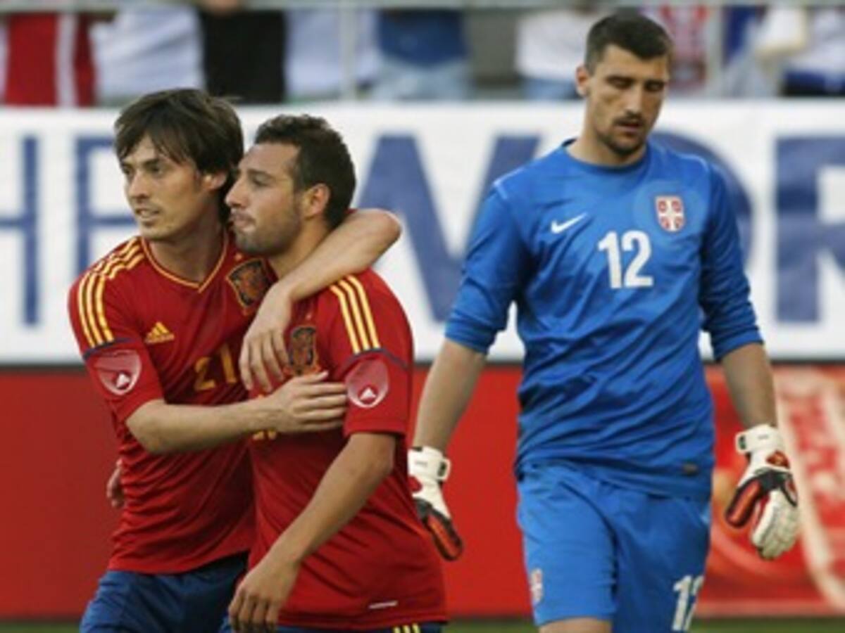 España en partido amistoso venció a Serbia previo a la Eurocopa