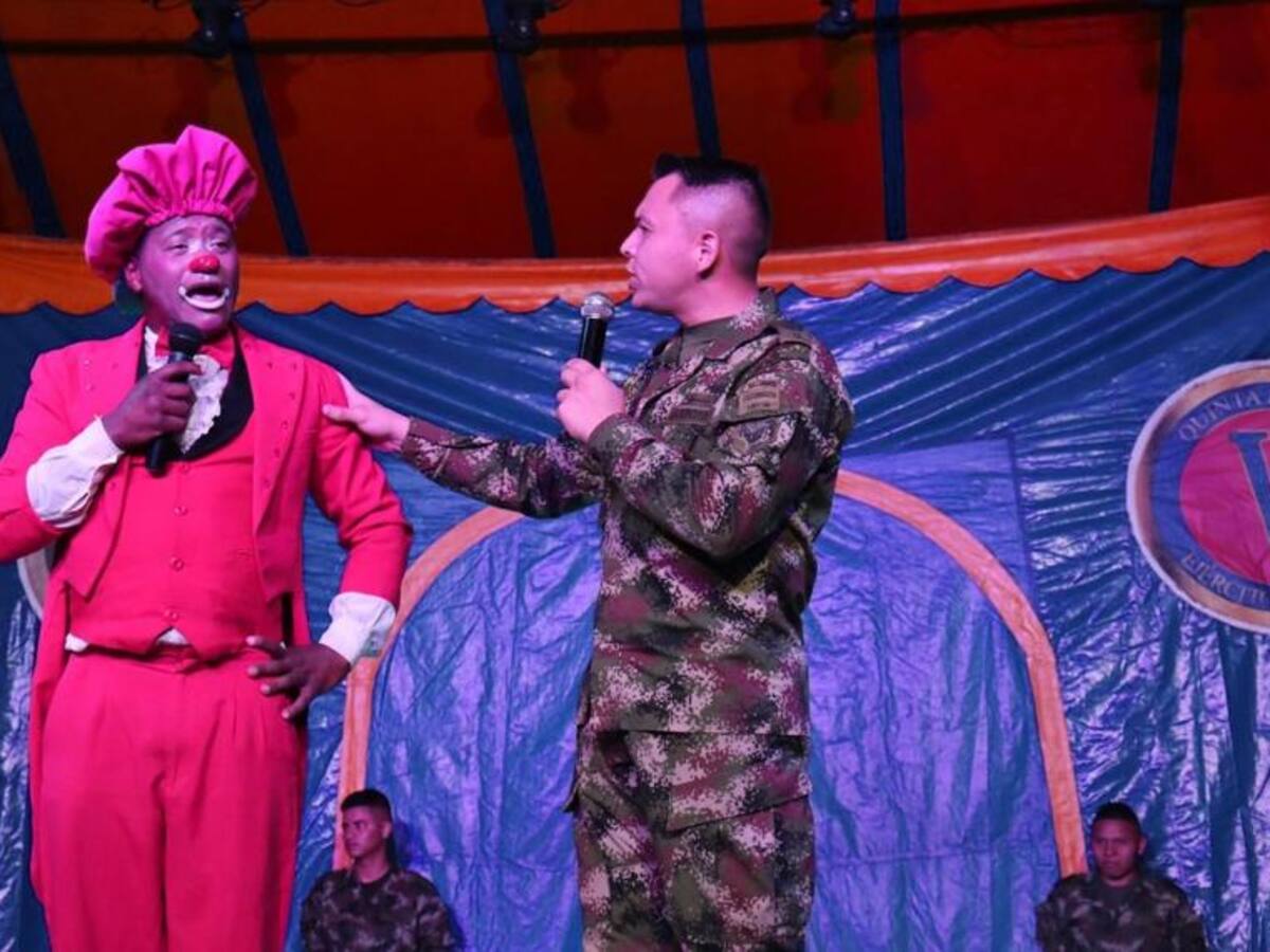 Circo del Ejército llega a Paz del Río para promover cultura y unión familiar