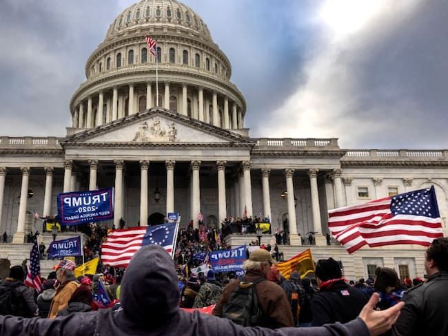 El asalto al Capitolio de Estados Unidos marcó un punto clave en la política internacional del 2021. 