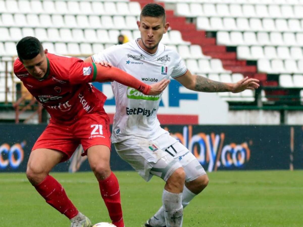 Once Caldas perdió la chance de ser líder en casa ante Patriotas