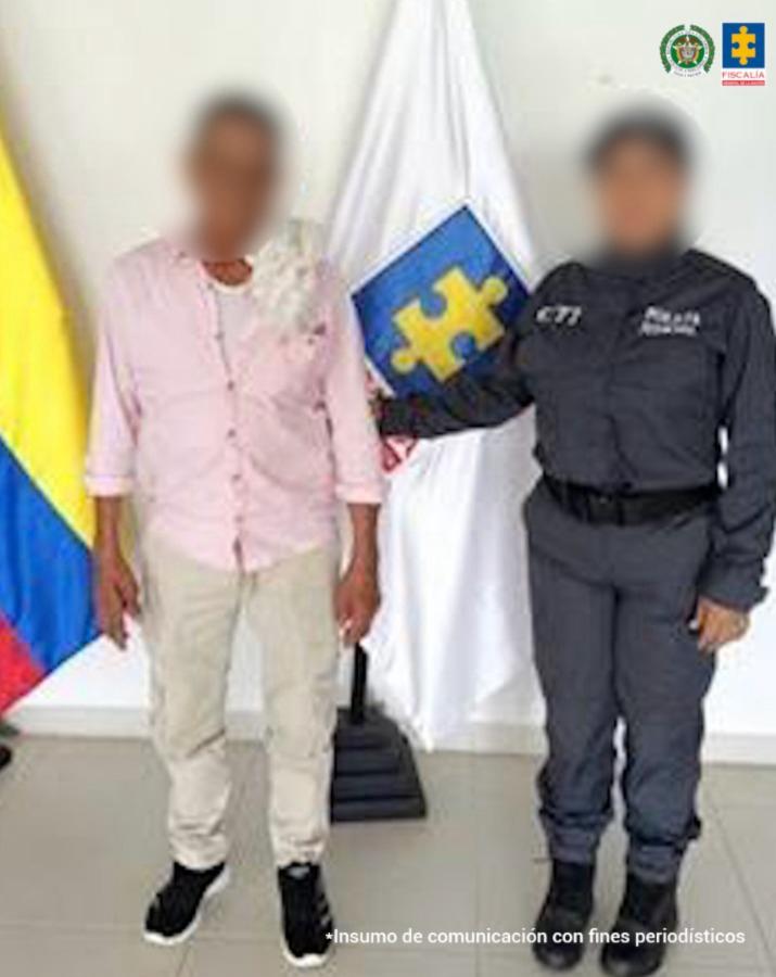 A la cárcel adulto mayor señalado de abusar sexualmente de una menor en San Pelayo, Córdoba. Foto: prensa Fiscalía.
