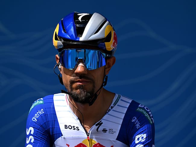 Daniel Felipe Martínez tuvo un desafortunado retiro del Tour Auvernia Ródano Alpes. (Photo by Dario Belingheri/Getty Images)