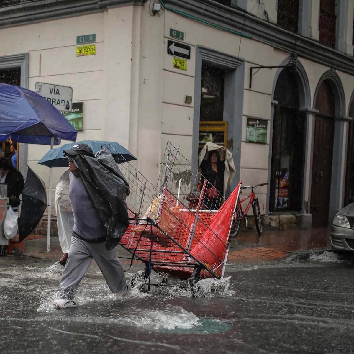 Así están las lluvias en Bogotá en este momento: Mapa del clima en la capital ¿Lloverá todo el día