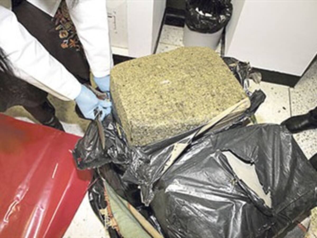 En Pereira interceptan cargamento de 1.7 toneladas de marihuana