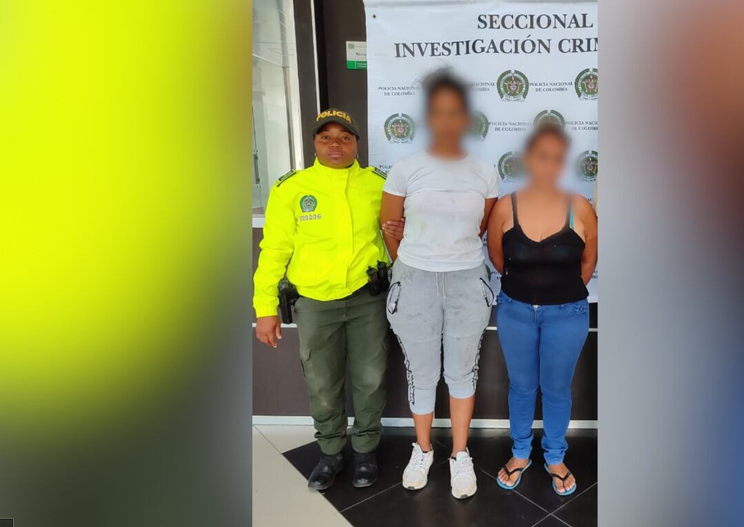 Capturadas dos mujeres por venta de pornografía infantil en el área metropolitana / Foto: Cortesía