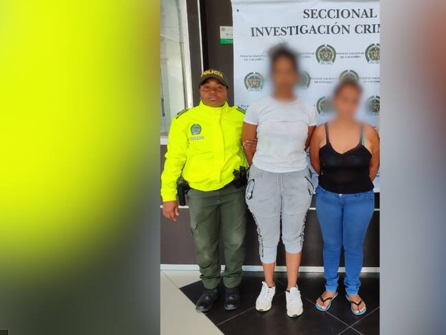 Capturadas dos mujeres por venta de pornografía infantil en el área metropolitana / Foto: Cortesía
