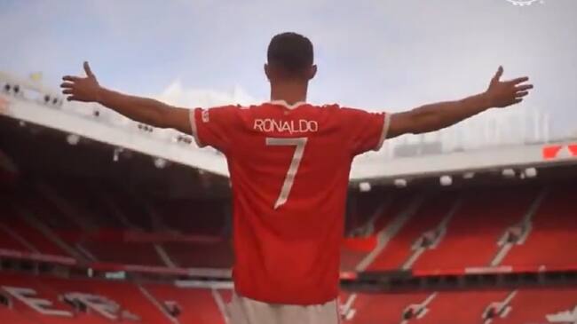 Cristiano Ronaldo regresó a Old Trafford con la camiseta del Manchester United.